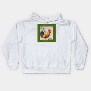 Key West Rooster add Mile Marker 0, Florida Kids Hoodie